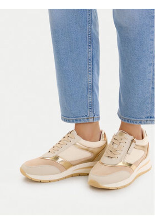 Lasocki Sneakersy CEO-ES0943-20 Beżowy. Kolor: beżowy. Materiał: skóra, zamsz