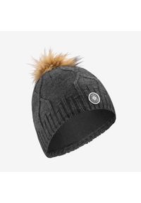 WEDZE - Czapka narciarska dla dorosłych Wedze Torsade. Kolor: szary. Materiał: poliester, wełna, materiał, akryl, elastan. Sezon: zima. Styl: sportowy #1