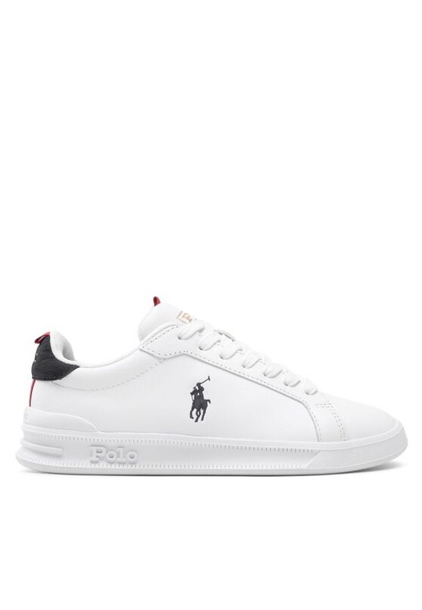 Polo Ralph Lauren Sneakersy Hrt Ct II 809860883003 Biały. Kolor: biały. Materiał: skóra