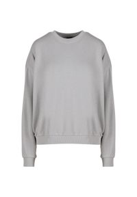 Damski oversize okrągły dekolt Urban Classics Light Terry. Kolor: szary #1