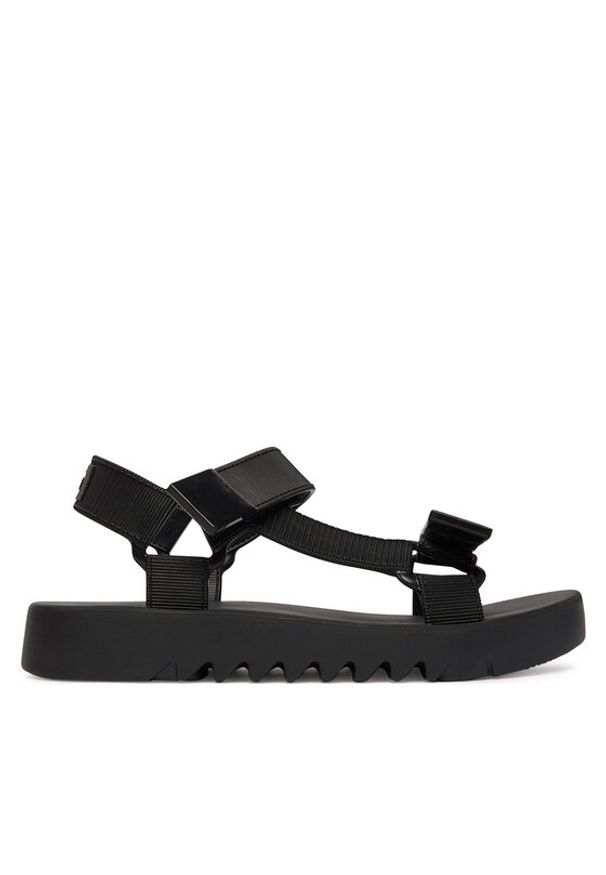 melissa - Melissa Sandały Flowing Papete Ad 33908 Czarny. Kolor: czarny