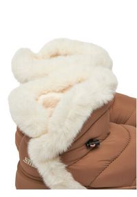 Steve Madden Śniegowce Frostee SM11003424 Brązowy. Kolor: brązowy. Materiał: materiał