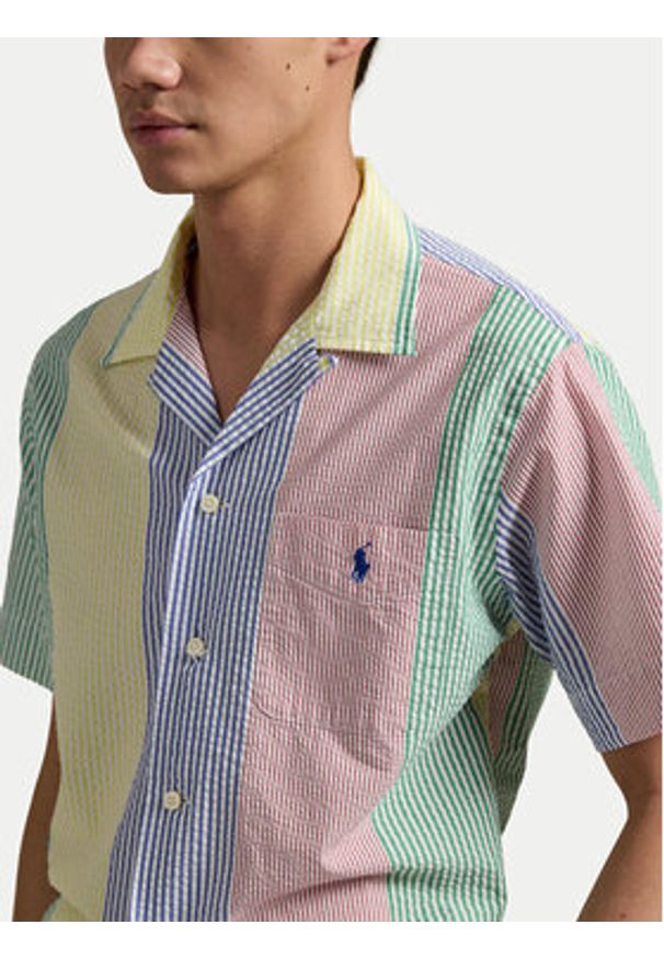Polo Ralph Lauren Koszula 710964421001 Kolorowy Classic Fit. Typ kołnierza: polo. Materiał: bawełna. Wzór: kolorowy