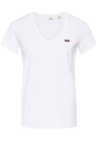 Levi's® T-Shirt Perfect V-Neck Tee 85341-0002 Biały Regular Fit. Kolor: biały. Materiał: bawełna #3
