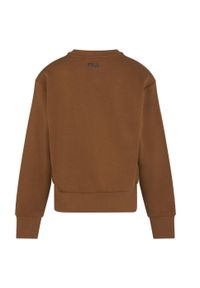 Quiksilver - Bluza dresowa dla dzieci Fila Tillburg. Kolor: brązowy. Materiał: bawełna, poliester