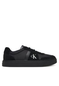 Calvin Klein Sneakersy Classic Cups Lace Mix Emb Tongue YM0YM01395 Czarny. Kolor: czarny. Materiał: skóra #1