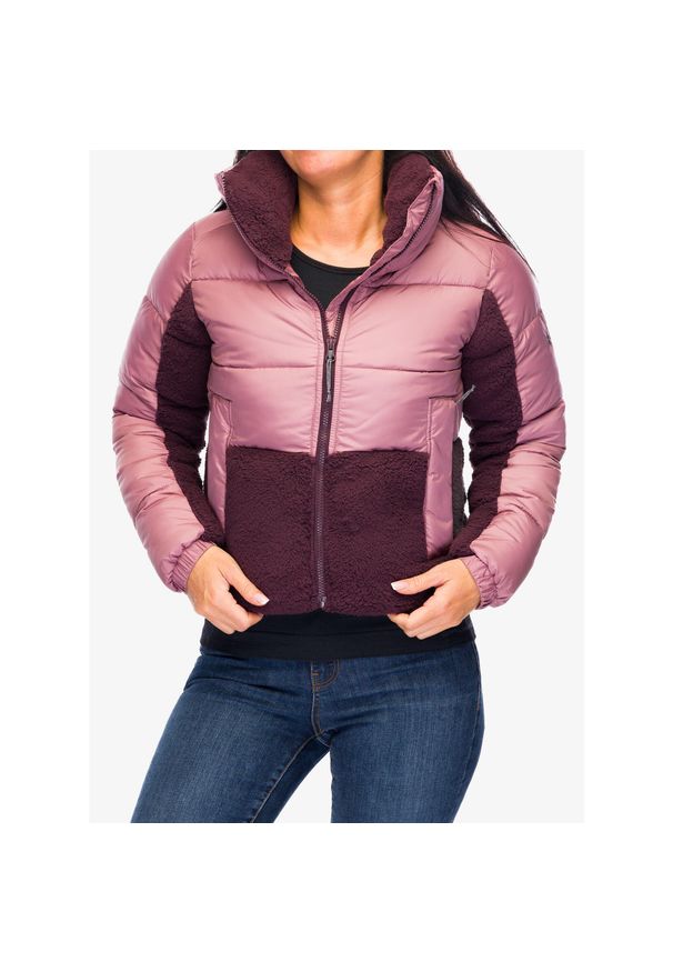 columbia - Kurtka ocieplana damska Columbia Leadbetter Point II Sherpa Hybrid. Kolor: różowy. Sport: turystyka piesza