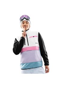 SIROKO - Damska bluza polarowa ze stójką Siroko Vinicunca-W White. Typ kołnierza: kołnierzyk stójkowy. Kolor: biały. Materiał: polar. Długość: krótkie #1