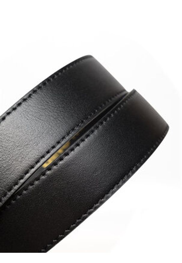 Gino Rossi Pasek Damski BLYL23002 Czarny. Kolor: czarny. Materiał: skóra