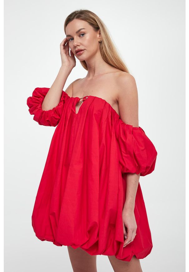 Pinko - Sukienka mini bombka Bert PINKO. Typ sukienki: bombki. Długość: mini