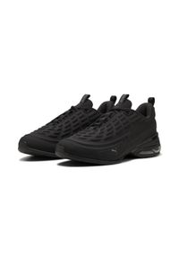 Puma - Sneakersy unisex Meza PUMA Black Cool Dark Gray. Kolor: czarny. Sport: turystyka piesza
