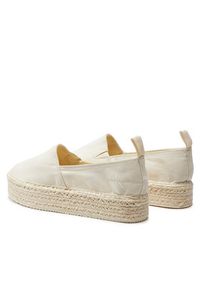 Calvin Klein Jeans Espadryle Platform Espadrille Ml Btw YW0YW01378 Écru. Materiał: materiał. Obcas: na platformie #4