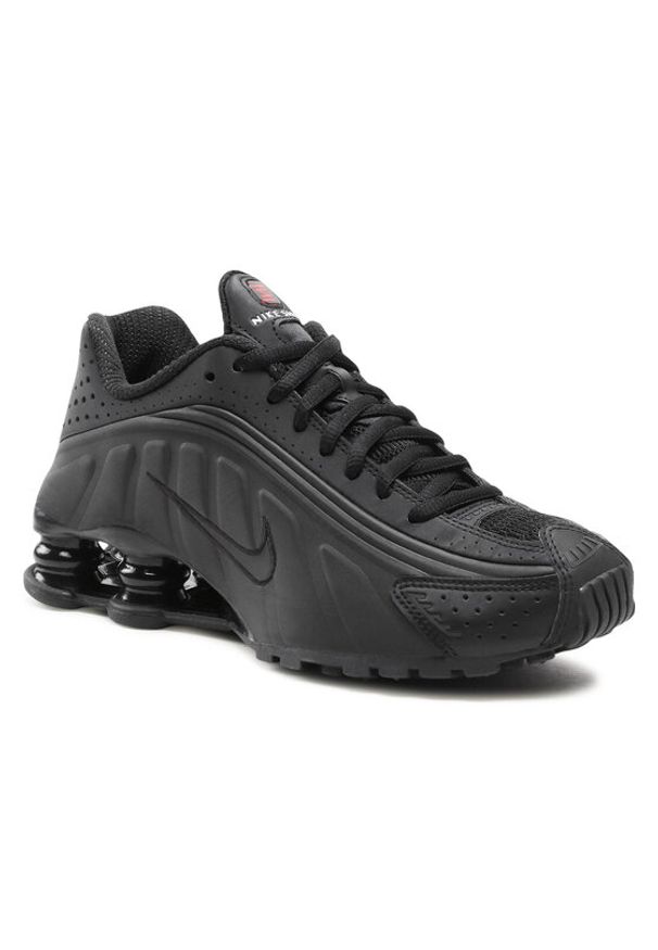 Nike Sneakersy Shox R4 AR3565 004 Czarny. Kolor: czarny. Materiał: materiał