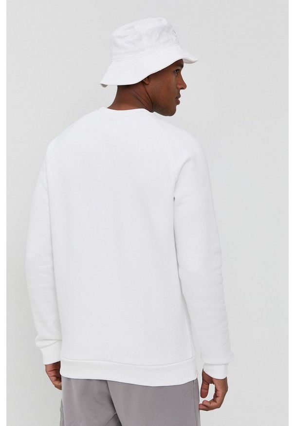 adidas Originals Bluza H34644 męska kolor biały z nadrukiem. Okazja: na co dzień. Kolor: biały. Materiał: poliester, dzianina. Długość rękawa: raglanowy rękaw. Wzór: nadruk. Styl: casual