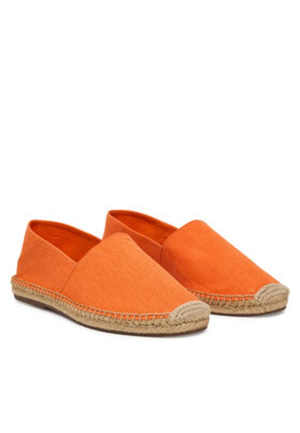 Polo Ralph Lauren Espadryle Cevio Washed Canvas 803P07659003 Pomarańczowy. Kolor: pomarańczowy. Materiał: materiał