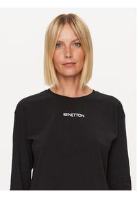 United Colors of Benetton - United Colors Of Benetton Koszulka piżamowa 30963M04S Czarny Regular Fit. Kolor: czarny. Materiał: bawełna #4