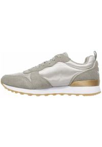 skechers - Buty na co dzień damskie SKECHERS RETROS OG 85 skóra. Okazja: na co dzień. Kolor: szary. Materiał: skóra