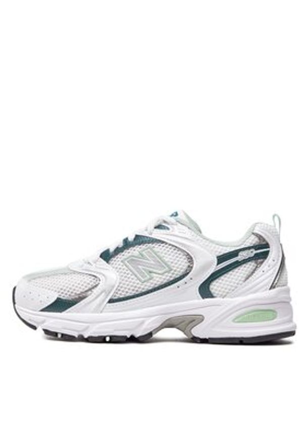 New Balance Sneakersy MR530RB Biały. Kolor: biały. Materiał: skóra