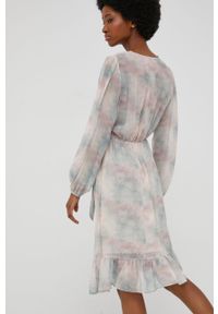 Answear Lab sukienka kolor turkusowy mini rozkloszowana. Kolor: turkusowy. Materiał: tkanina. Typ sukienki: rozkloszowane. Styl: wakacyjny. Długość: mini
