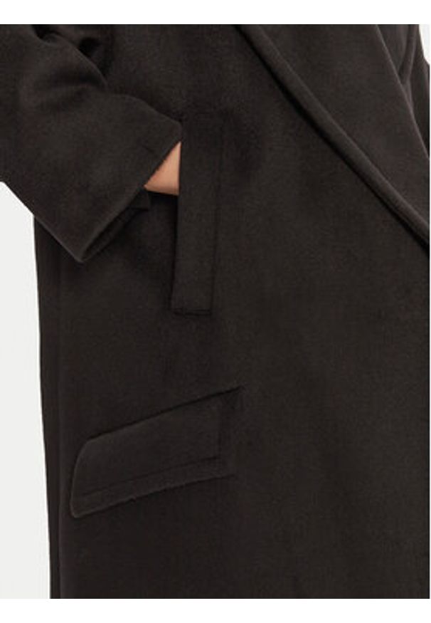 Imperial Płaszcz zimowy KG26IIK Czarny Oversize. Kolor: czarny. Materiał: syntetyk. Sezon: zima