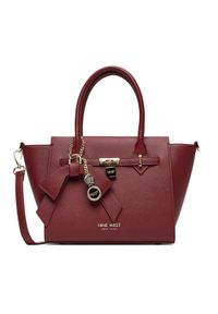 Nine West Torebka CEO-Chelsea-Charm-II-LX10185 Bordowy. Kolor: czerwony