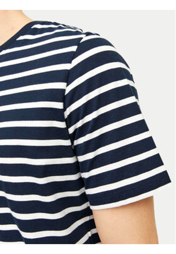 Jack & Jones T-Shirt Organic Basic 12156101 Granatowy Slim Fit. Kolor: niebieski. Materiał: bawełna