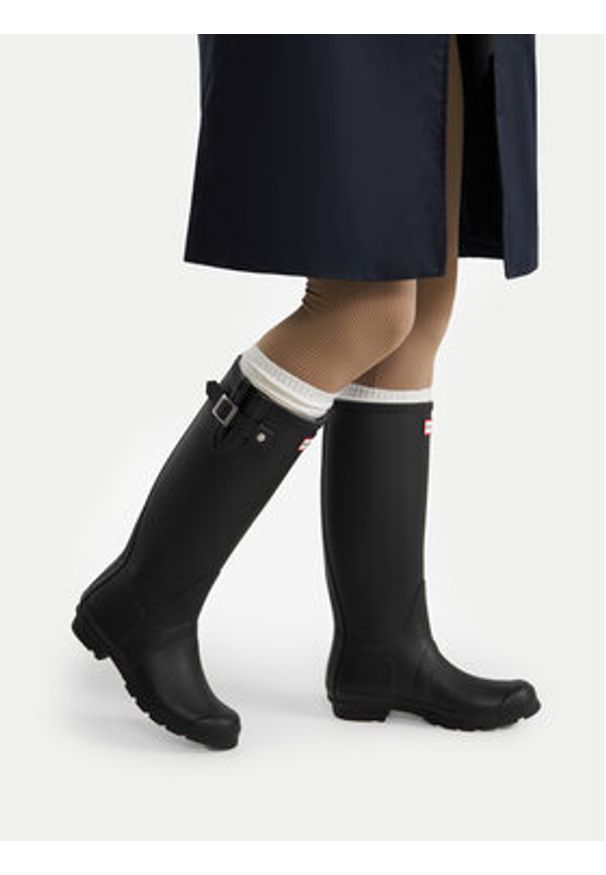 Hunter Kalosze HFW-004 Czarny. Kolor: czarny. Materiał: kauczuk