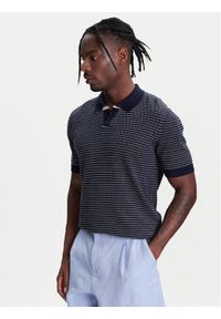 United Colors of Benetton - United Colors Of Benetton Polo 1094K301J Granatowy Regular Fit. Typ kołnierza: polo. Kolor: niebieski. Materiał: bawełna #1
