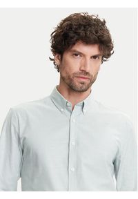 Lindbergh Koszula 30-203174 Zielony Slim Fit. Kolor: zielony. Materiał: bawełna #8