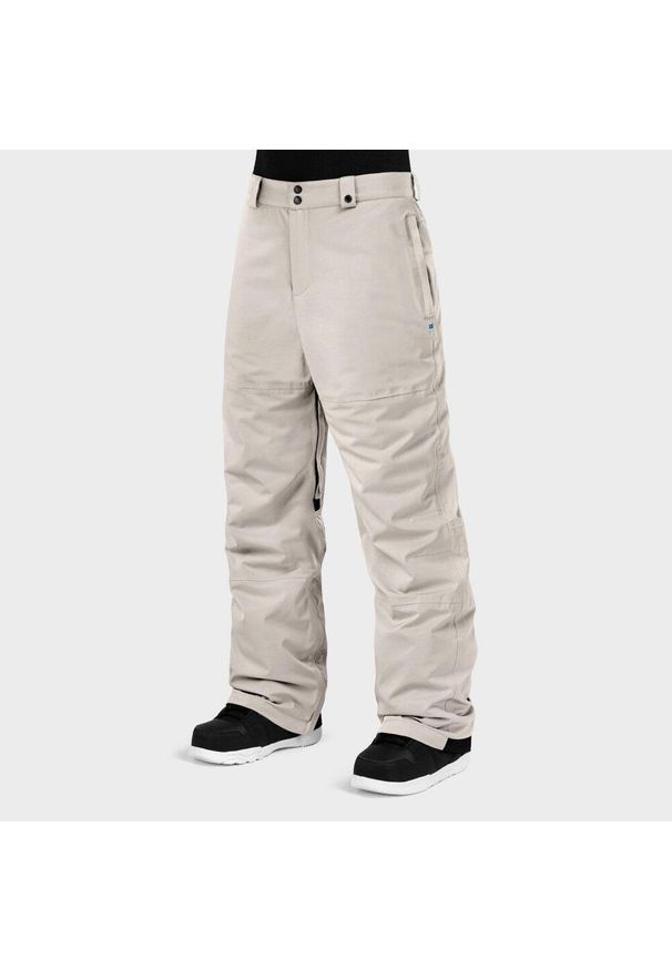 SIROKO - Spodnie snowboardowe męskie Groot. Kolor: beżowy. Sezon: zima. Sport: snowboard