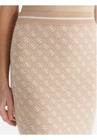 Guess Spódnica ołówkowa W4BD53 Z37K0 Beżowy Regular Fit. Kolor: beżowy. Materiał: syntetyk #4