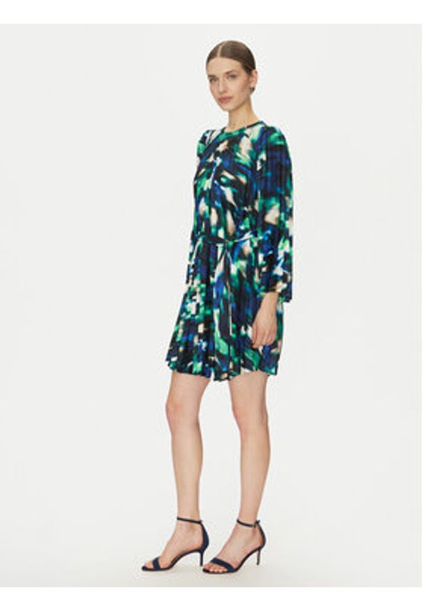 DKNY Sukienka koktajlowa DD4JYD78 Kolorowy Regular Fit. Materiał: syntetyk. Wzór: kolorowy. Styl: wizytowy