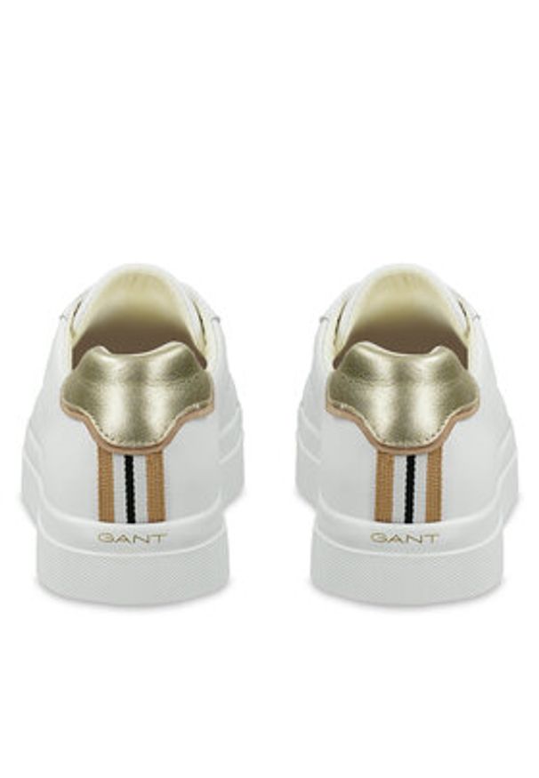 GANT - Gant Sneakersy 31531989 Biały. Kolor: biały. Materiał: skóra
