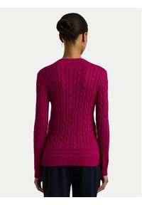 Lauren Ralph Lauren Sweter 200888795009 Różowy Regular Fit. Kolor: różowy. Materiał: bawełna #3