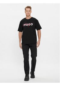 Hugo T-Shirt Dakaishi 50494565 Czarny Relaxed Fit. Kolor: czarny. Materiał: bawełna
