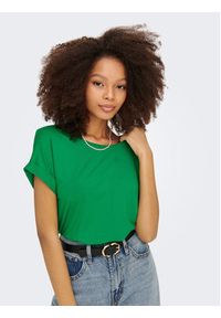 only - ONLY T-Shirt 15106662 Zielony Regular Fit. Kolor: zielony. Materiał: wiskoza #5