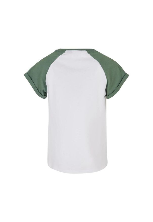 Urban Classics - T-shirt Dla Dziewczynki. Kolor: zielony, wielokolorowy, brązowy