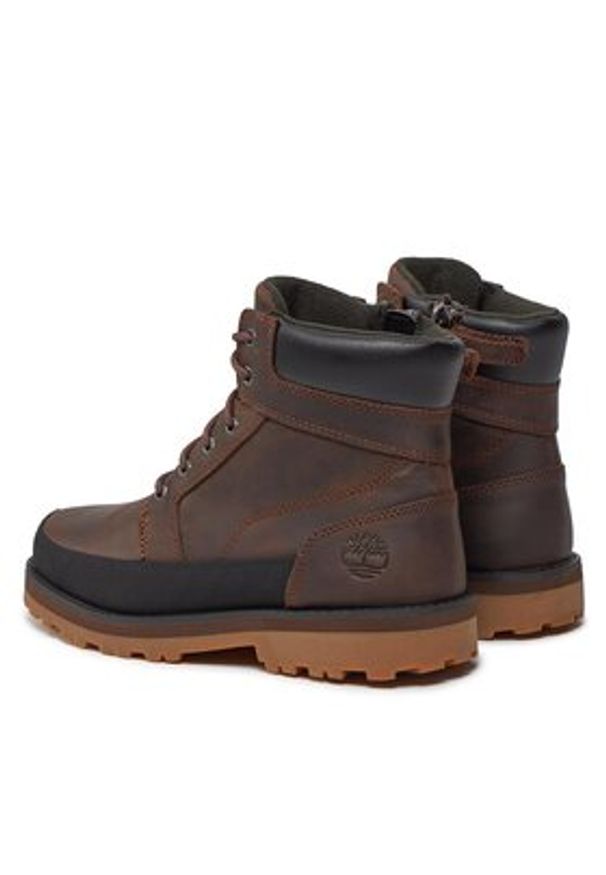 Timberland Trapery Courma W/ Rand TB0A62W19311 Brązowy. Kolor: brązowy. Materiał: skóra