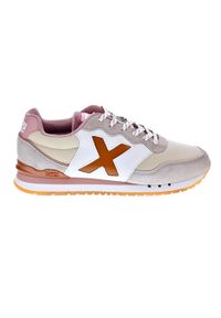 Munich - Kapcie MUNICH DASH WMN 268 Rose. Kolor: beżowy. Materiał: tkanina, skóra. Styl: sportowy