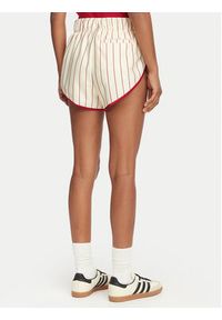 Adidas - adidas Szorty sportowe Pinstripe Firebird KR9553 Kremowy Loose Fit. Kolor: kremowy. Materiał: syntetyk #5