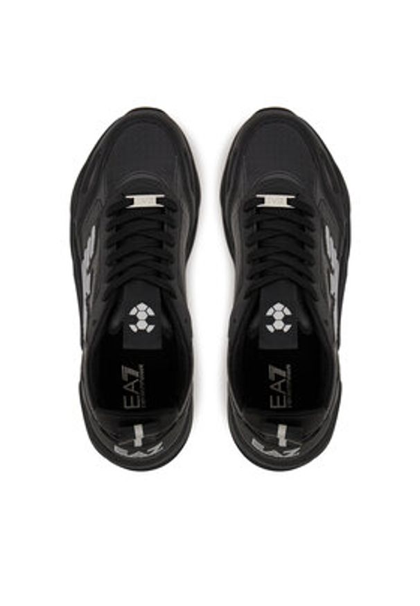 EA7 Emporio Armani Sneakersy X8X221 XK437 M826 Czarny. Kolor: czarny. Materiał: skóra