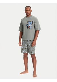 United Colors of Benetton - United Colors Of Benetton T-Shirt 30964M01Y Szary Relaxed Fit. Kolor: szary. Materiał: bawełna