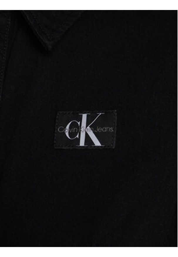Calvin Klein Jeans Sukienka codzienna J20J223666 Czarny Slim Fit. Okazja: na co dzień. Kolor: czarny. Materiał: bawełna. Typ sukienki: proste. Styl: casual