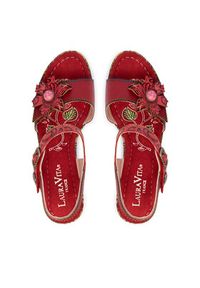 Laura Vita Sandały Nellao 31 Czerwony. Kolor: czerwony. Materiał: skóra #3