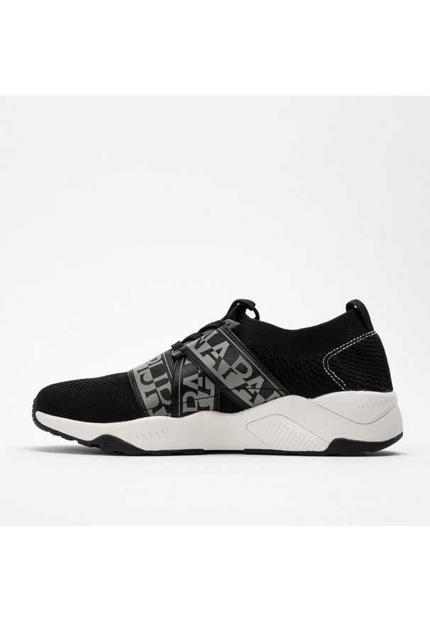 Sneakers'y damskie Napapijri Leaf (NA4ET7-41). Nosek buta: otwarty. Kolor: czarny