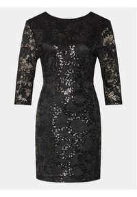 Kontatto Sukienka koktajlowa BO350 Czarny Slim Fit. Kolor: czarny. Materiał: syntetyk. Styl: wizytowy #5