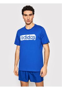Adidas - T-Shirt adidas. Kolor: niebieski