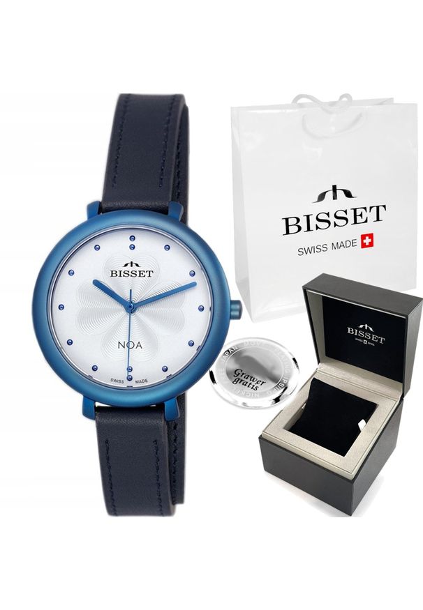 Zegarek Bisset Szwajcarski zegarek damski LORI z grawerem