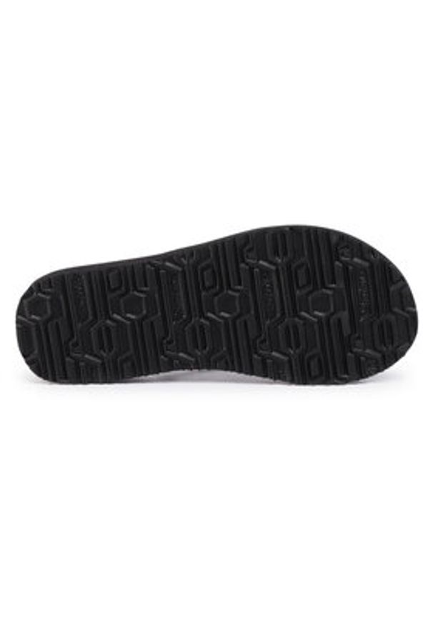skechers - Skechers Japonki Shine Away 32918/BKMT Czarny. Kolor: czarny. Materiał: materiał