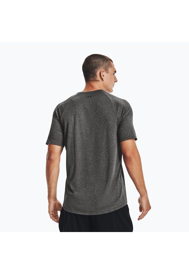 Koszulka fitness męska Under Armour Tech 2.0. Kolor: szary. Materiał: poliester. Sport: fitness